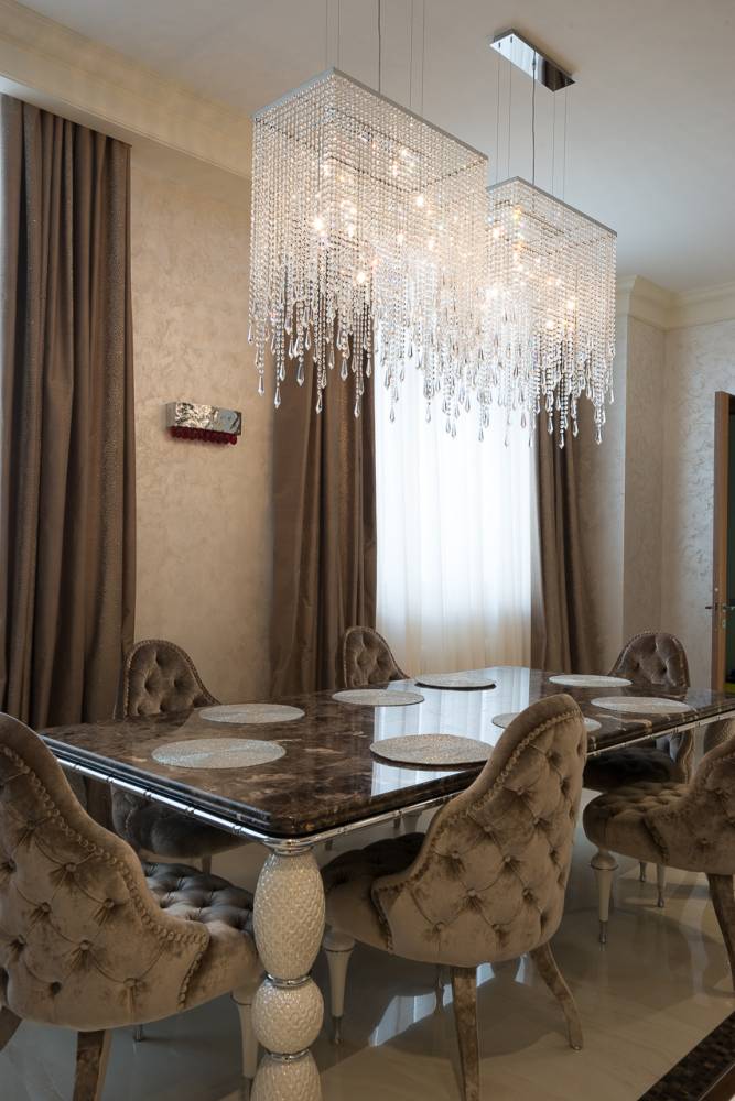 Lampadari Cattelan Italia, applique Masiero